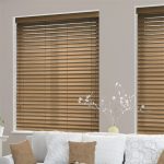 wooden blinds majestic oak faux wood blind - 50mm slat TVAUXWA