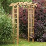 wooden garden arches ... forest garden ryeford wooden garden arch IUEZQGP