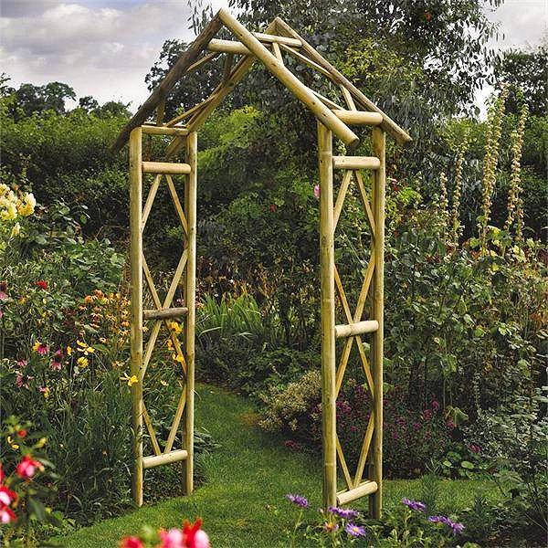 wooden garden arches rustic style wooden garden arch NKYQCTX