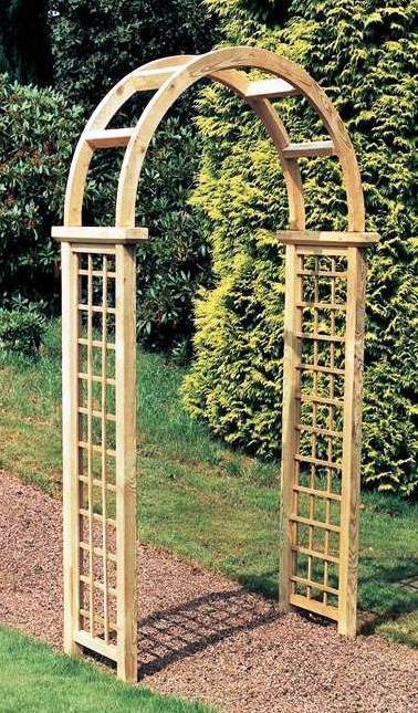 wooden garden arches the elite granville wooden garden arch ACZLFJX