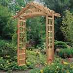 wooden garden arches wooden garden arbors - youtube GBJVZMM