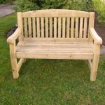 wooden garden benches image is loading athol-chunky-4-foot-wooden-garden-bench-brand- OAZXRGK