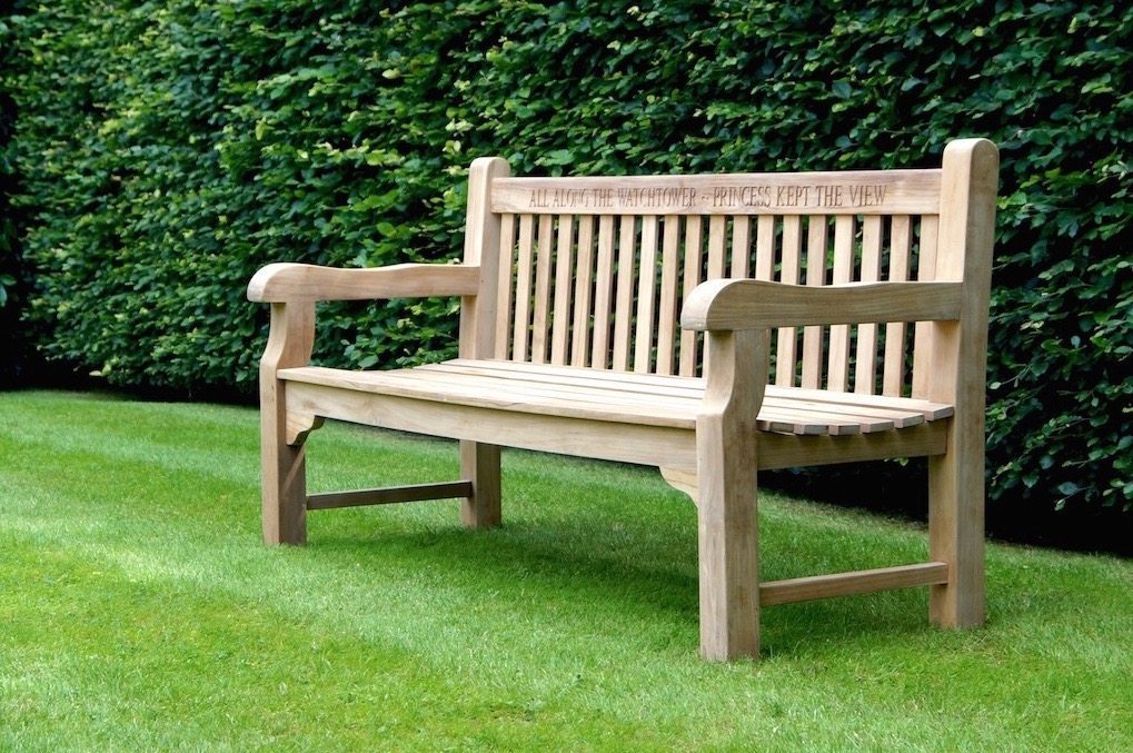 wooden garden benches memorial wooden garden bench wanldbf ZXQRWYL