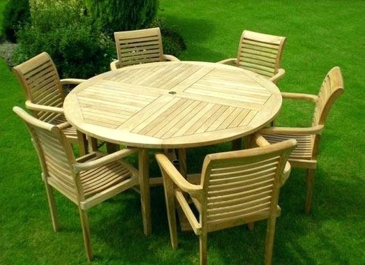 wooden garden furniture sets round wooden outdoor table ingenious inspiration teak wood outdoor  furniture patio MJZUBPB