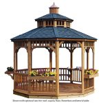 wooden gazebos crafted from select, tight-knot cedar, your new gazebo is resistant to GOSGHND