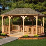 wooden gazebos wood gazebo handrail QDWJPYU