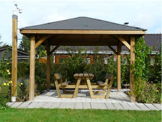 wooden gazebos wooden-gazebo image source: monamenagementjardin.fr OROVUDL