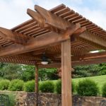 wooden pergola JNOQMYO