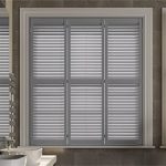 wooden shutter blinds san jose premium french grey thumbnail image XDEUCRG