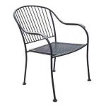 wrought iron chairs chelsea outdoor wrought iron chair XHWUHTV