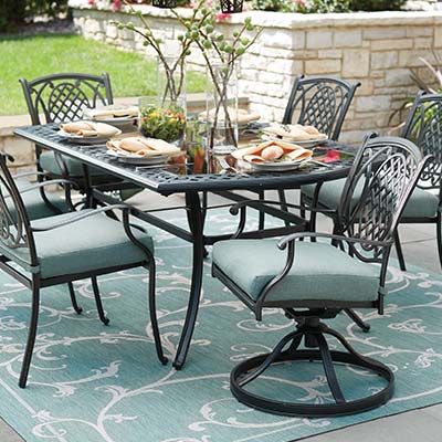 wrought iron patio set metal patio dining sets VHDPDGX