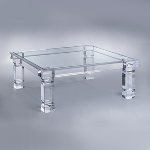 Lucite/Acrylic Glass Coffee and Cocktail Tables by Plexi-Craft