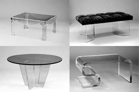 Acrylic Furniture Tables Chairs Hand Made By Muniz Plastics With