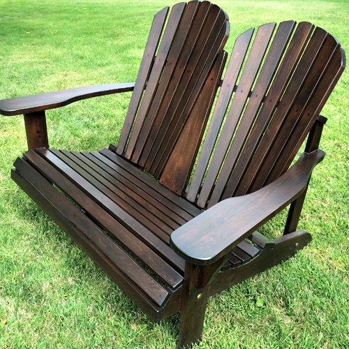 Double Adirondack chair 0102 - Cedtek