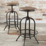 Empire Adjustable Height Swivel Bar Stool & Reviews | AllModern