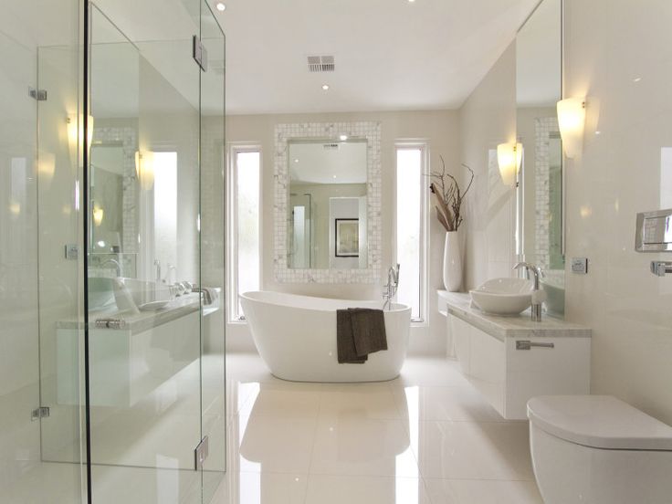 35 Best Modern Bathroom Design Ideas | masterbath | Badrum, Hus, Hem