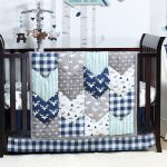 Woodland Trail 6 Piece Baby Boy Crib Bedding Set Mountain Moose