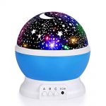 Luckkid Baby Night Light Moon Star Projector 360 Degree Rotation - 4