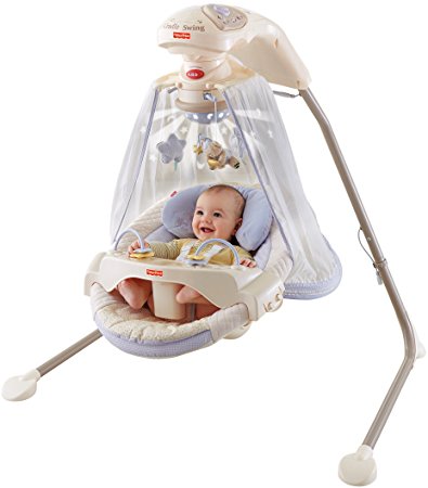 Amazon.com : Fisher-Price Papasan Cradle Swing, Starlight