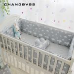 Newborn Crib Bedding Set 5pcs Bed Linen 100% Cotton 5pcs Baby Cot