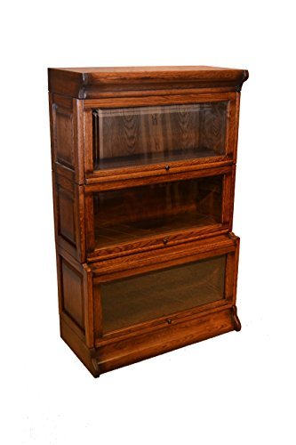 Amazon.com: Arts and Crafts Mission Oak 3 Stack Barrister Bookcase