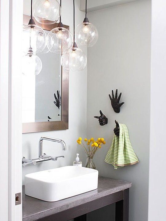 25 Creative Modern Bathroom Lights Ideas You'll Love - DigsDigs