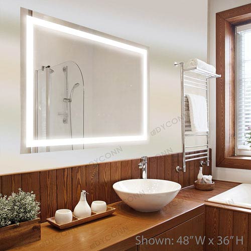 Dyconn Edison 30x36 Horizontal/Vertical Wall Mounted Backlit Vanity