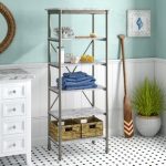 Free Standing Bathroom Shelving You'll Love | Wayfair