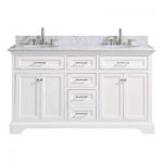 White - Marble - Bathroom Vanities - Bath - The Home Depot