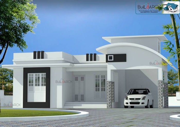 Simple and Beautiful Front Elevation Design | Modern houses in 2019