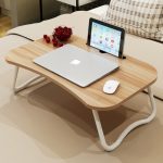 Laptop bed table with simple dormitory lazy desk on bed desk