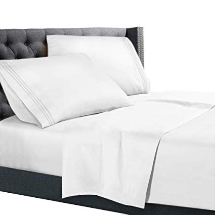 Amazon.com: Nestl Bedding 4 Piece Sheet Set - 1800 Deep Pocket Bed