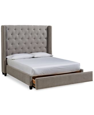 Furniture Rosalind Upholstered Storage Platform Queen Bed & Reviews