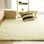 Fluffy Rugs Anti-Skid Shaggy Area Rug Dining Room Home Bedroom