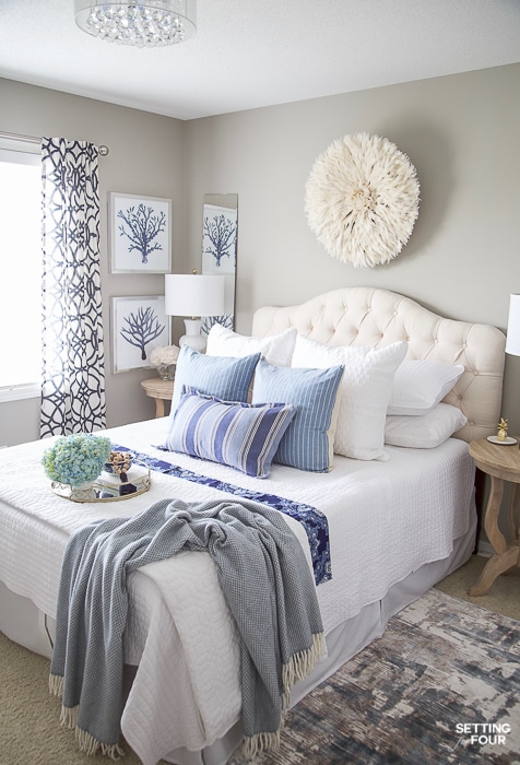 7 Simple Summer Bedroom Decorating Ideas - Setting for Four