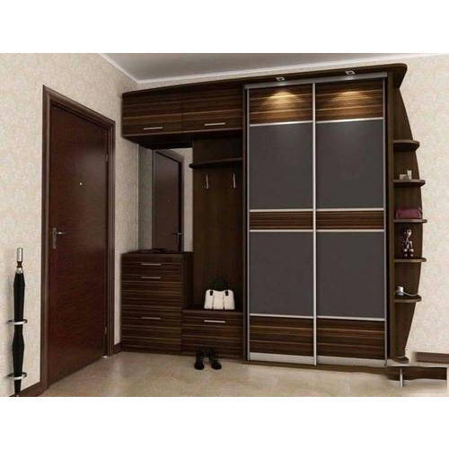 Modern Plywood Bedroom Wardrobe at Rs 1290 /square feet | Plywood Ke