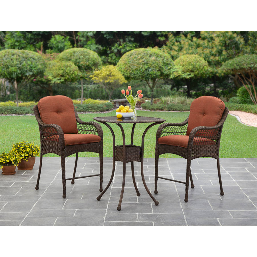 Better Homes and Gardens Azalea Ridge 3-Piece Balcony Bistro Set