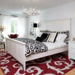 48 samples for black white and red bedroom decorating ideas (2