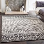 Shop Edie Black & White Bohemian Area Rug - 7'10