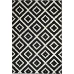 Turn on the Brights Leana Black Indoor Area Rug & Reviews | Wayfair