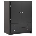 Clothing Armoire Black - Prepac : Target