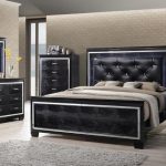 Diamond Tufted Queen Bedroom Set 6Pcs w/Led Light Classic Soflex