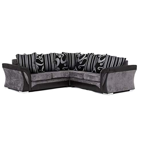 Black Corner Sofa: Amazon.co.uk