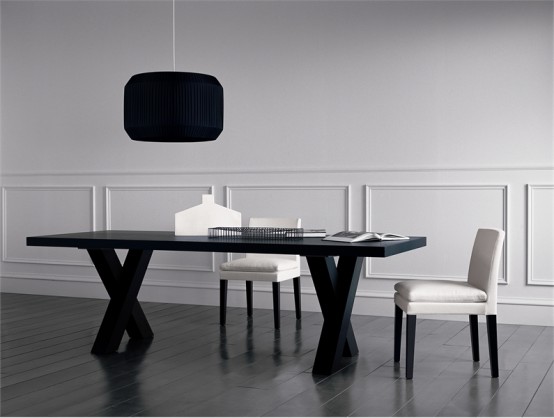 Black Dining Table u2013 Andrea by Casamilano