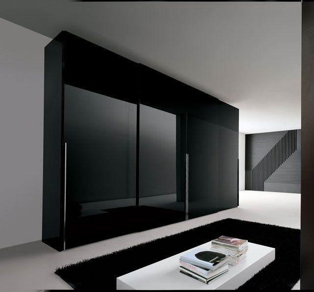 black wardrobe | Bedroom K | Wardrobe design bedroom, Bedroom