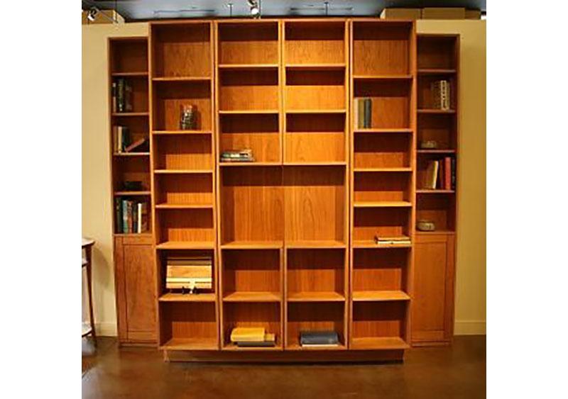 Bi-Folding Bookcase Wall Bed - Hardwood Artisans