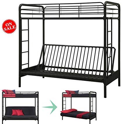 Amazon.com: Bunk Bed Couch Convertible Twin Bed For Kids, Teens And