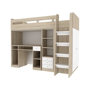 Desk Bunk Beds You'll Love | Wayfair