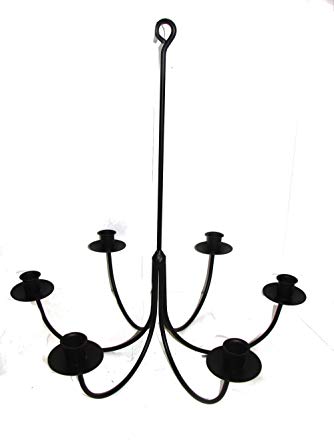 Amazon.com: Wrought Iron 6 Arm Candle Chandelier: Home Improvement