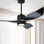 52 Inch Modern Nordic Led Ceiling Fan Light Art Living Room Dining